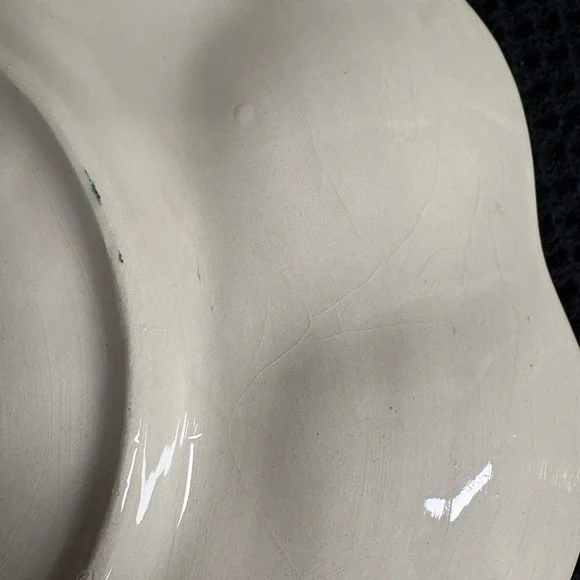 Vintage Rooster Egg Plate, Hand Painted, Italy - Picture 7 of 9